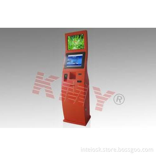 22 Inch Wifi Dual Touch Screen HD Camera Card Dispenser Kio